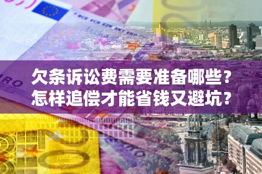 济南欠条诉讼费需要准备哪些？怎样追偿才能省钱又避坑？