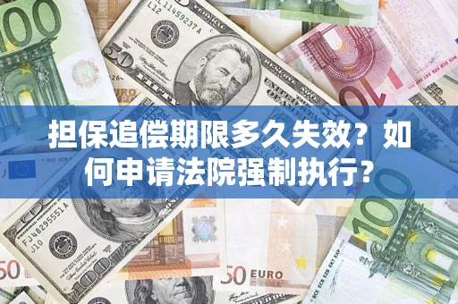 济南担保追偿期限多久失效？如何申请法院强制执行？