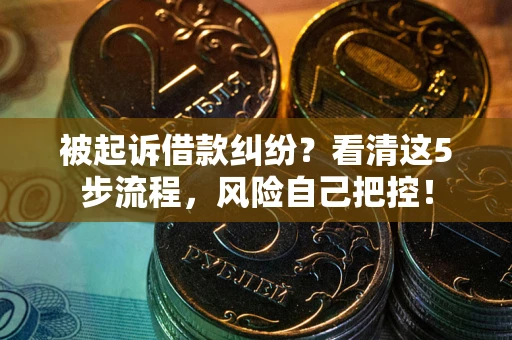济南被起诉借款纠纷？看清这5步流程，风险自己把控！