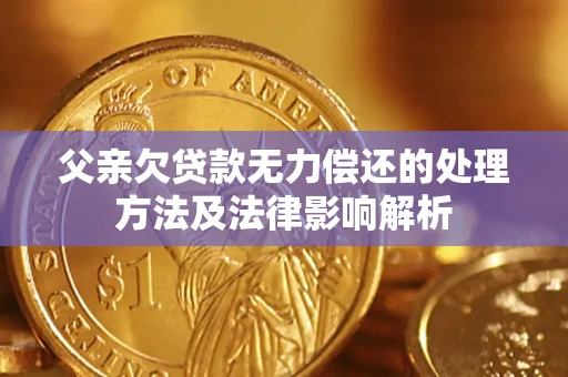 济南父亲欠贷款无力偿还的处理方法及法律影响解析